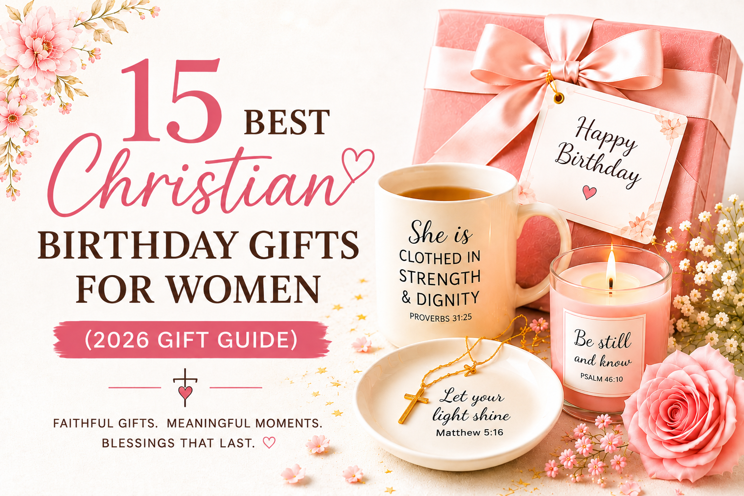 15 best Christian birthday gifts for women 2026 gift guide