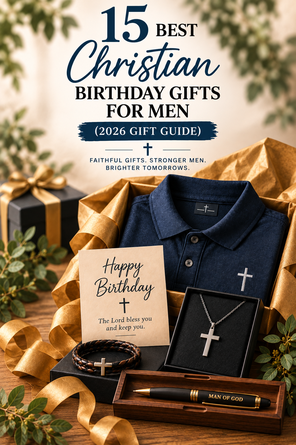 Christian birthday gifts for men 2026 gift guide featuring faith-based birthday gift ideas