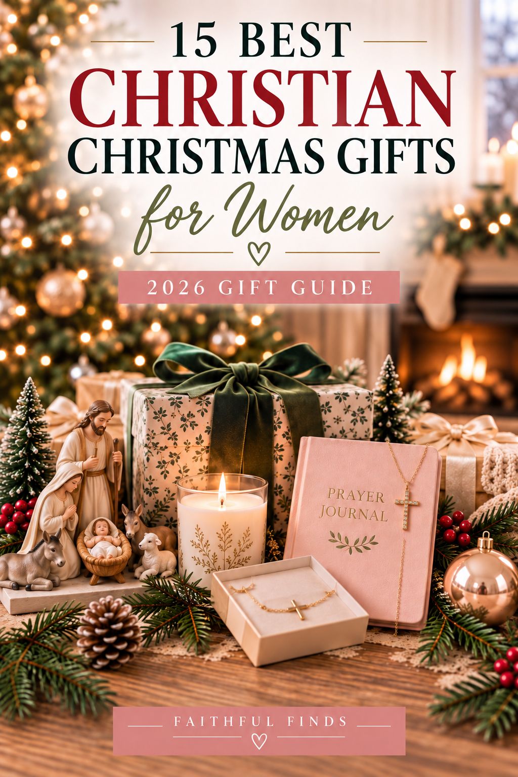 15 best Christian Christmas gifts for women 2026 gift guide with faith-inspired Christmas gift ideas